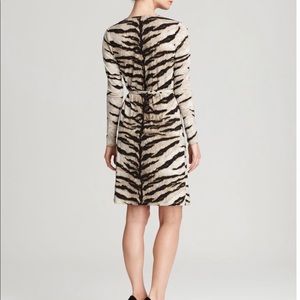 Michael Kors Tiger Print Wrap Dress - Size Small